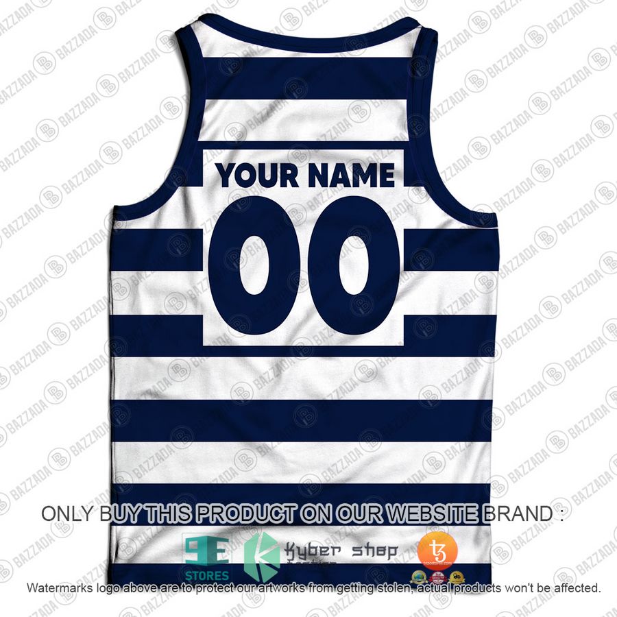 HOT Geelong Cats Football Club Vintage Retro AFL Stripe blue white Personalized Tank Top 3 personalized geelong cats football club vintage retro afl stripe blue white tank top 3 53616