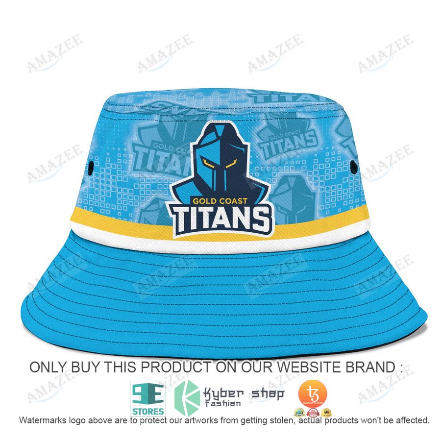 personalized gold coast titans blue bucket hat 1 42601