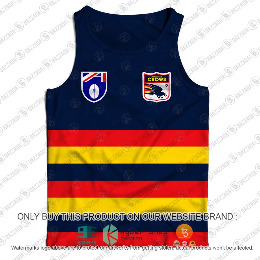 personalized guernsey adelaide crows football club vintage retro afl 90s tank top 2 29971