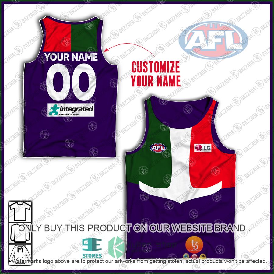 personalized guernsey fremantle dockers afl vintage lg tank top 1 63754