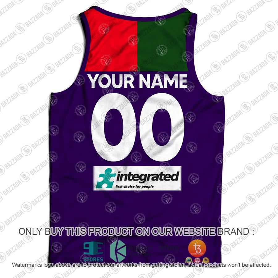 HOT Guernsey Fremantle Dockers AFL Vintage LG Personalized Tank Top 3 personalized guernsey fremantle dockers afl vintage lg tank top 3 98140