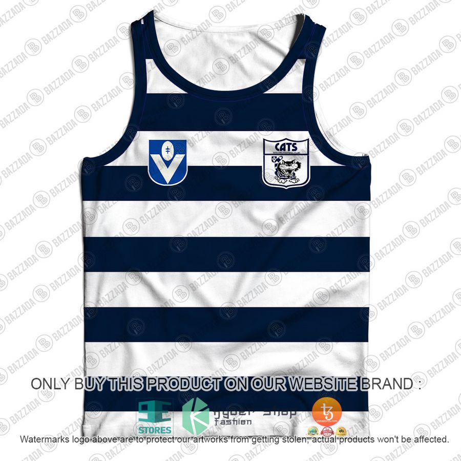 personalized guernsey geelong football club vintage retro afl guernsey 80s tank top 2 60065