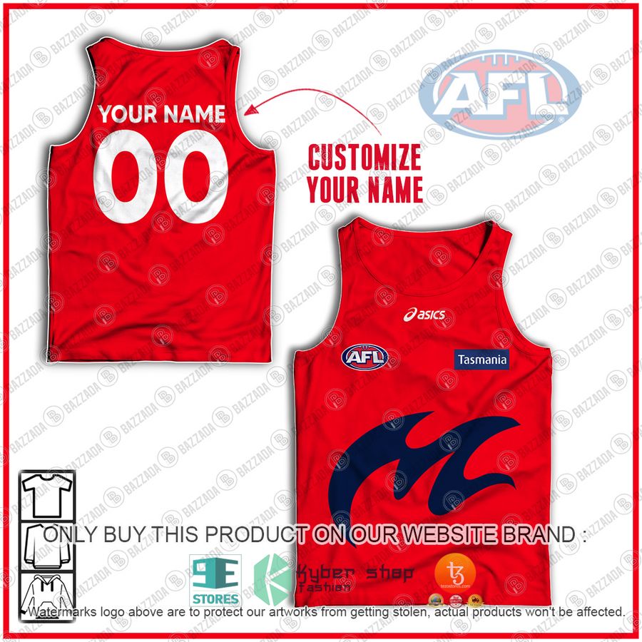personalized guernsey melbourne demons football club vintage retro afl tasmania tank top 1 82538