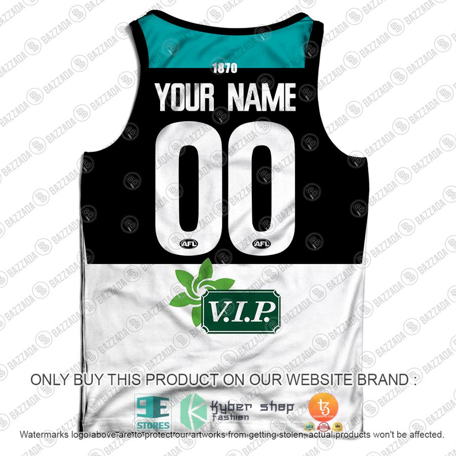HOT Guernsey Port Adelaide Football Club Clash AFL 2014 Personalized Tank Top 3 personalized guernsey port adelaide football club clash afl 2014 tank top 3 39366