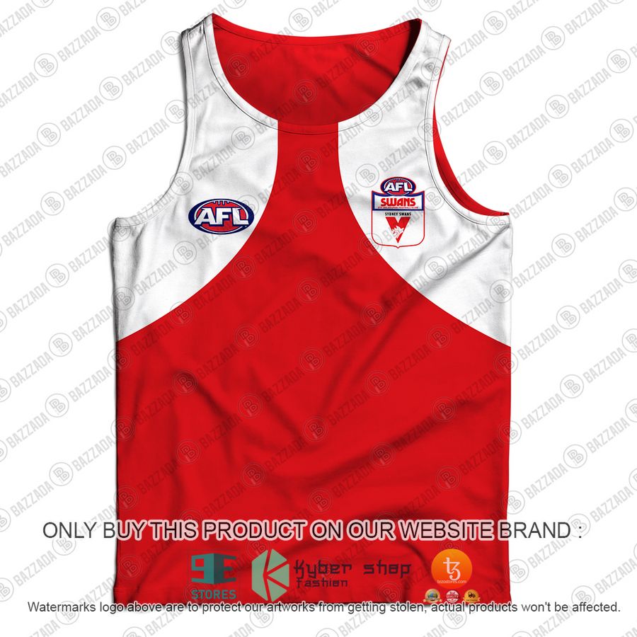 personalized guernsey sydney swans football club vintage retro afl tank top 2 31632