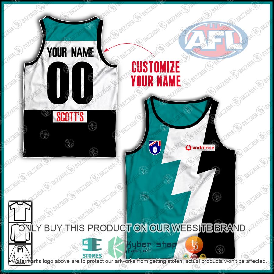 personalized guernsey throwback 1950 port adelaide vintage home tank top 1 844