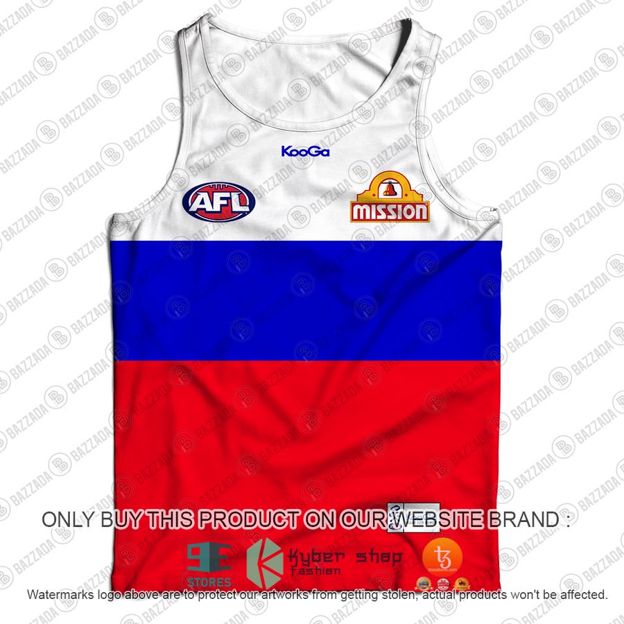 personalized guernsey western bulldogs afl 2013 tank top 2 59454