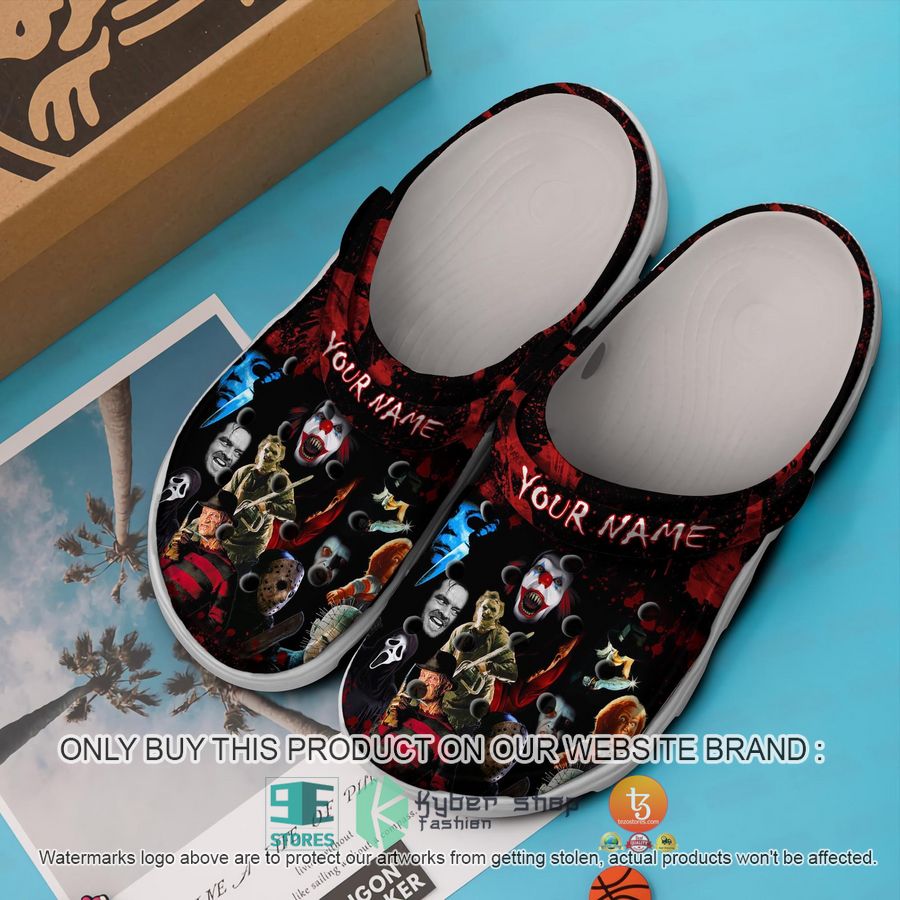 personalized halloween horror characters crocs crocband shoes 2 18782