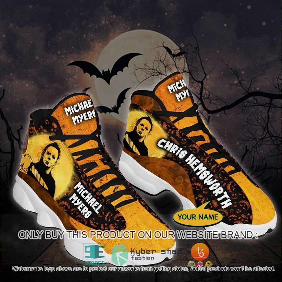 personalized halloween michael myers air jordan 13 shoes 1 10993