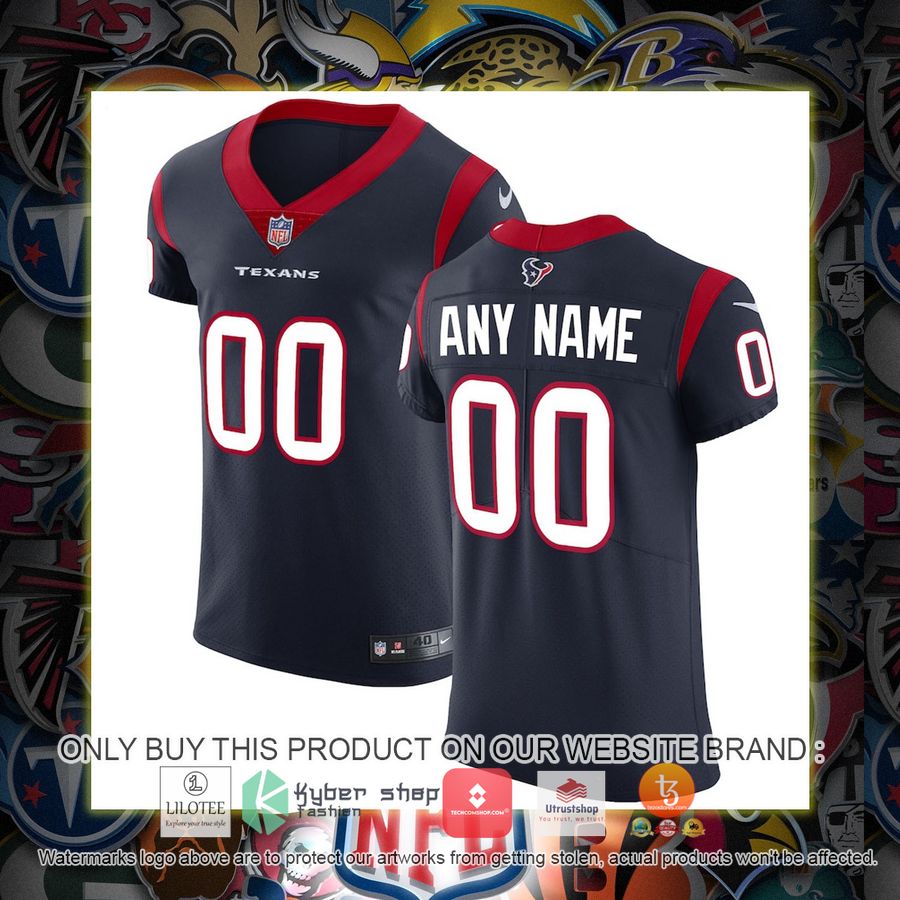 personalized houston texans nike vapor untouchable elite navy football jersey 1 49622
