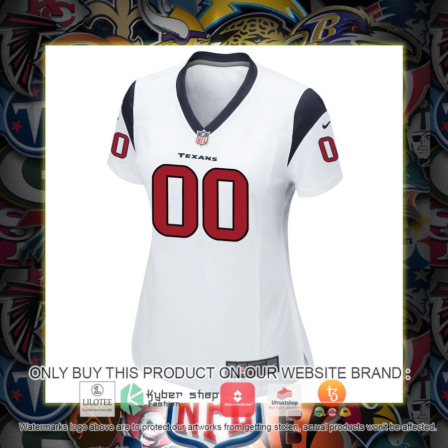 HOT Houston Texans Nike Women's White Personalized Football Jersey 2 personalized houston texans nike womens white football jersey 2 9127