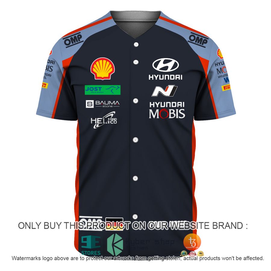 HOT Hyundai Personalized Baseball Jersey 2 personalized hyundai baseball jersey shirt 2 73390