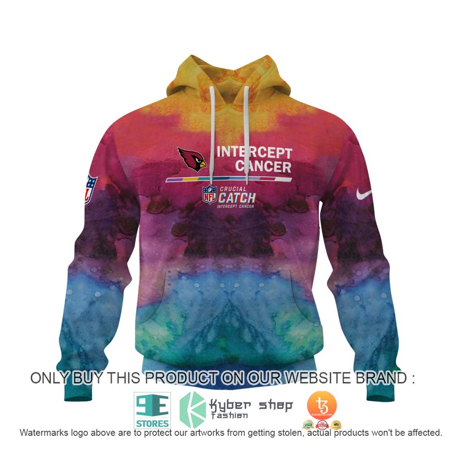NEW Intercept Cancer Arizona Cardinals Custom Name Sweatshirt 2 personalized intercept cancer nfl arizona cardinals shirt hoodie 2 83368