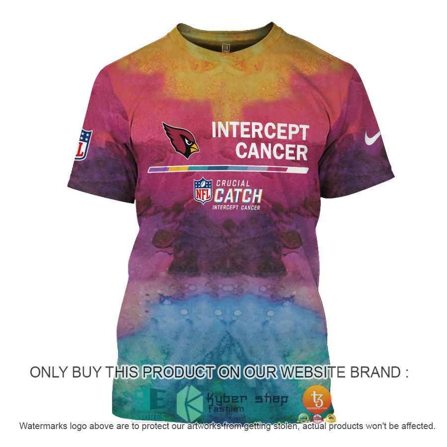 NEW Intercept Cancer Arizona Cardinals Custom Name Sweatshirt 7 personalized intercept cancer nfl arizona cardinals shirt hoodie 7 58342