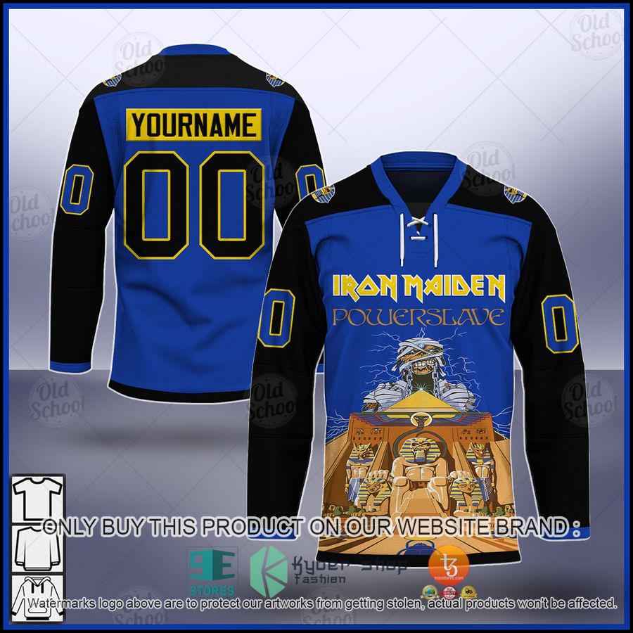 personalized iron maiden powerslave sub hockey jersey 1 18840