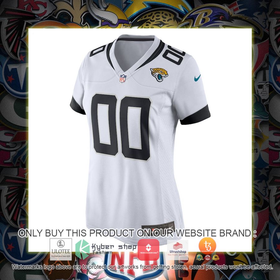 HOT Jacksonville Jaguars Nike Women's White Custom Football Jersey Shirt 2 personalized jacksonville jaguars nike womens white football jersey 2 6132