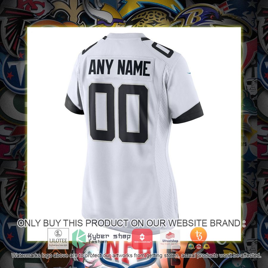 HOT Jacksonville Jaguars Nike Women's White Custom Football Jersey Shirt 3 personalized jacksonville jaguars nike womens white football jersey 3 43152