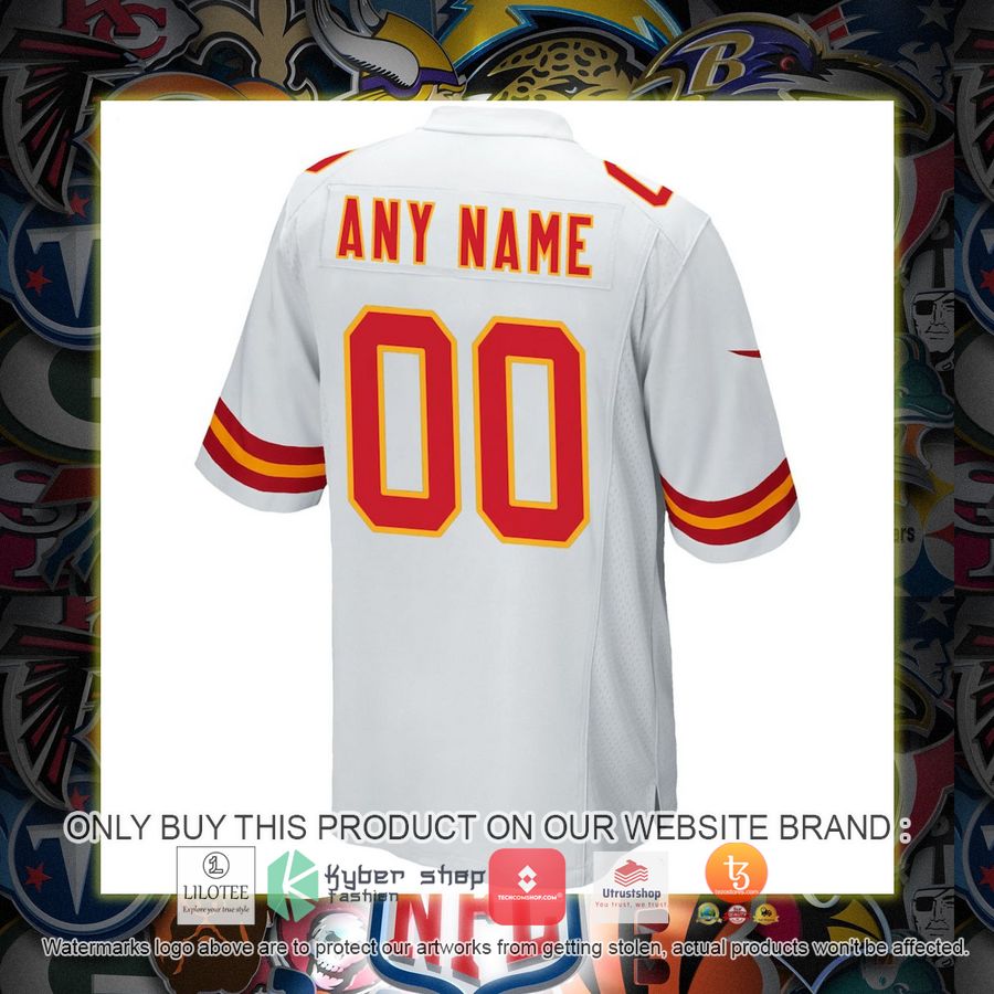 HOT Kansas City Chiefs Nike White Personalized Football Jersey 3 personalized kansas city chiefs nike white football jersey 3 60474