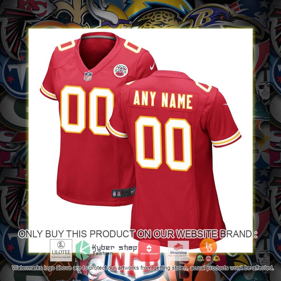 HOT Kansas City Chiefs Nike Women's Red Personalized Football Jersey 6 personalized kansas city chiefs nike womens red football jersey 1 91329