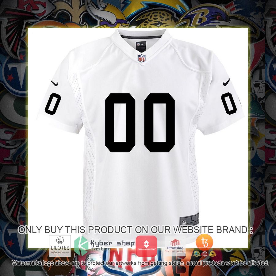 HOT Las Vegas Raiders Nike Youth Team White Personalized Football Jersey 2 personalized las vegas raiders nike youth team white football jersey 2 88604