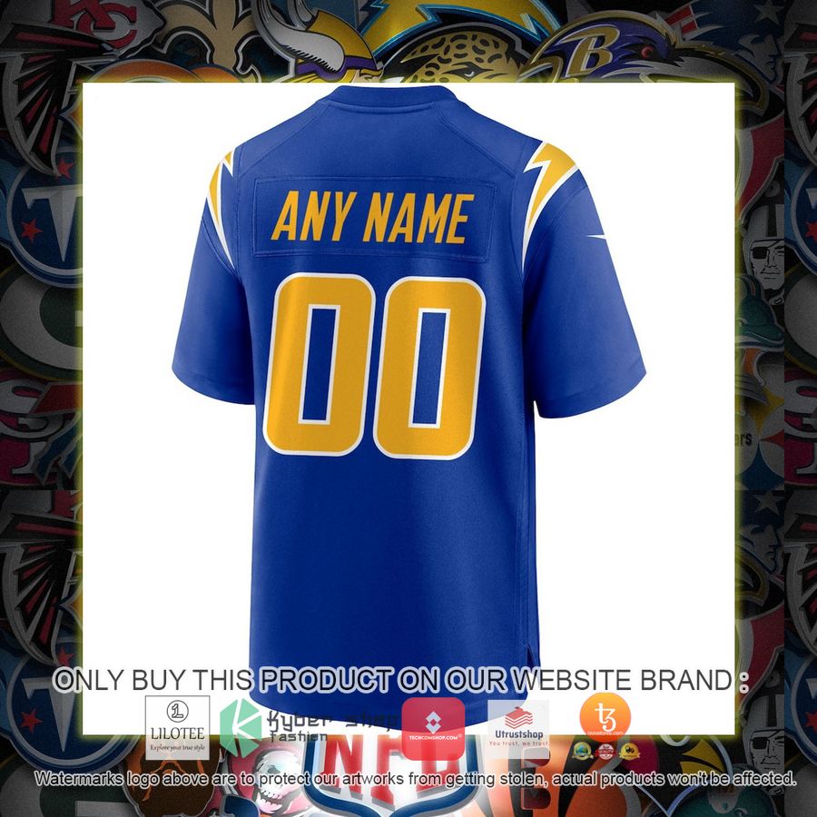 HOT Los Angeles Chargers Nike Alternate Royal Personalized Football Jersey 3 personalized los angeles chargers nike alternate royal football jersey 3 8979