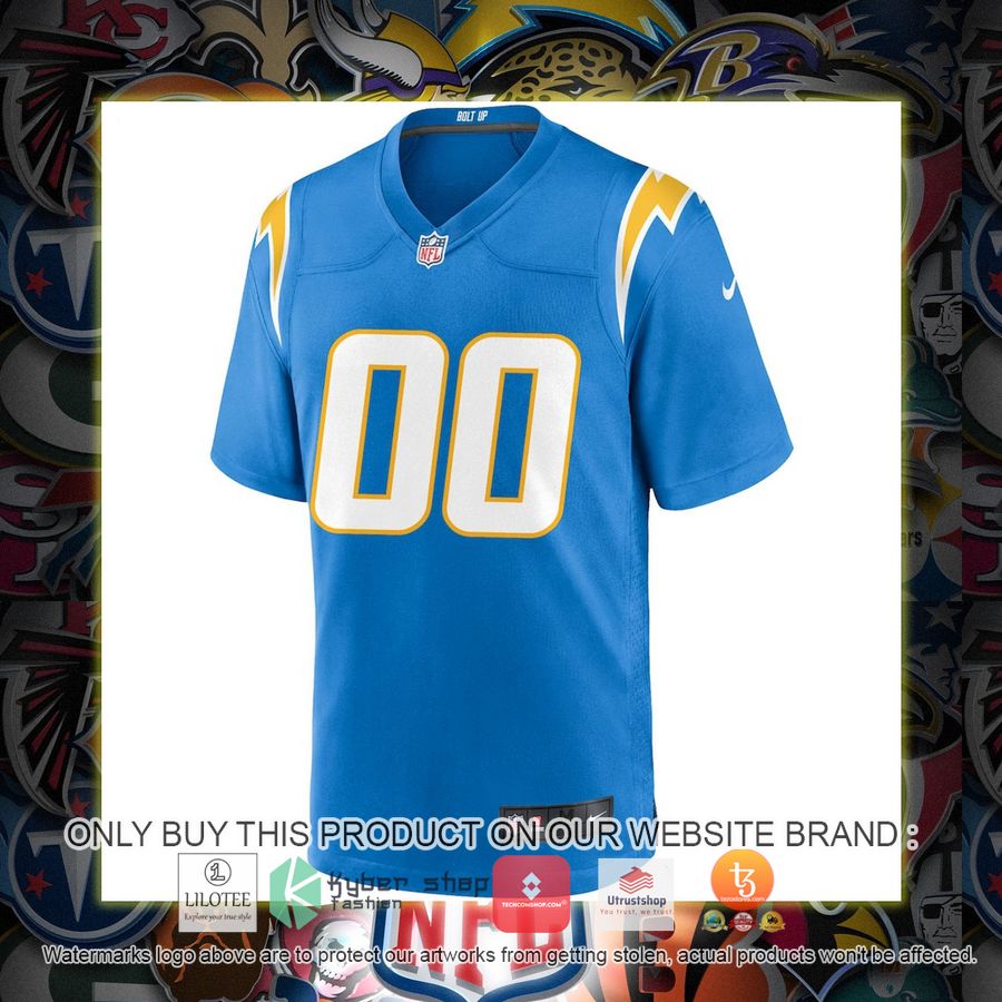 HOT Los Angeles Chargers Nike Powder Blue Personalized Football Jersey 2 personalized los angeles chargers nike powder blue football jersey 2 69332