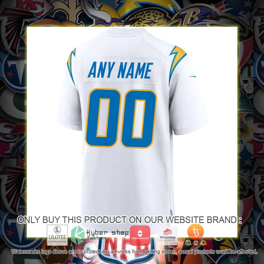 HOT Los Angeles Chargers Nike White Personalized Football Jersey 3 personalized los angeles chargers nike white football jersey 3 29605