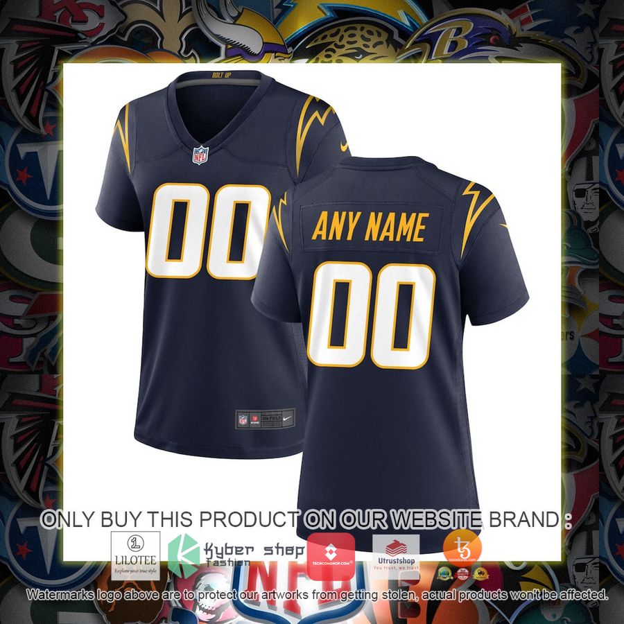 HOT Los Angeles Chargers Nike Women's Alternate Navy Personalized Football Jersey 6 personalized los angeles chargers nike womens alternate navy football jersey 1 50736