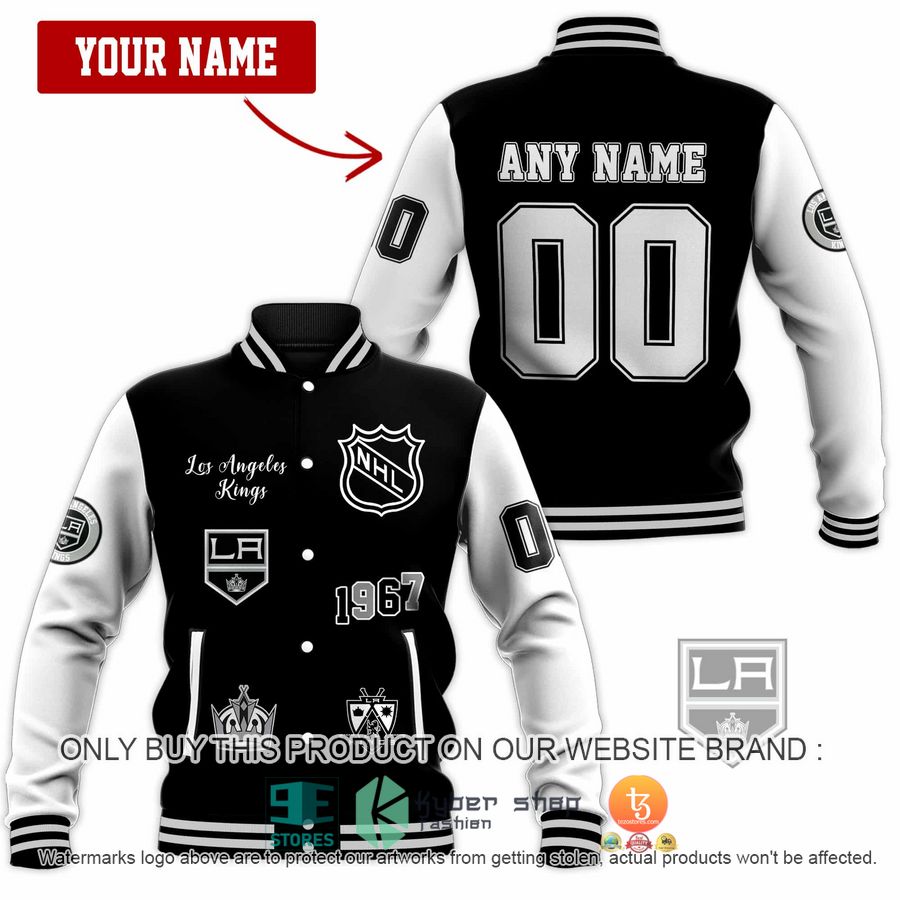 personalized los angeles kings 1967 baseball jacket 1 72513