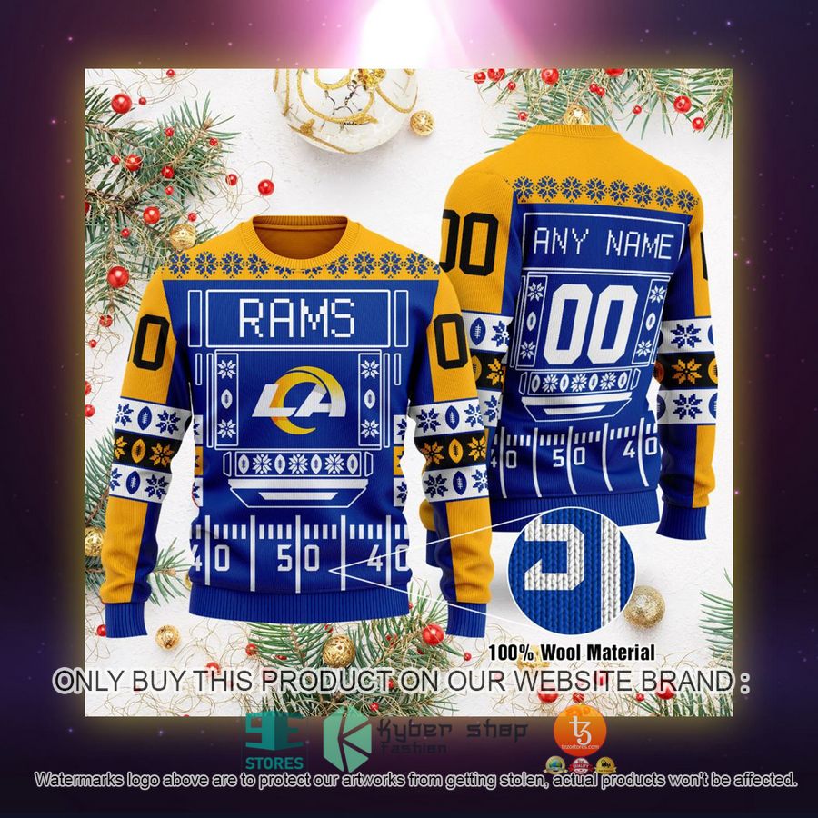 HOT Personalized Los Angeles Rams NFL Ugly Sweater 2 personalized los angeles rams nfl ugly sweater 2 69540