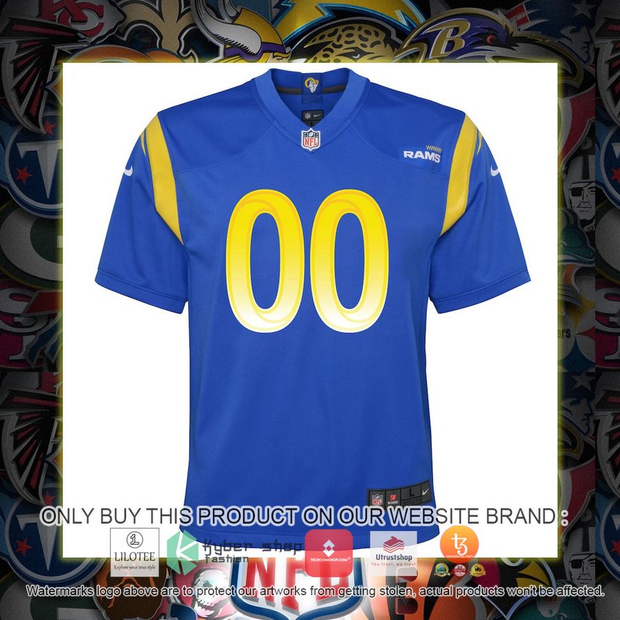 HOT Los Angeles Rams Nike Youth Royal Personalized Football Jersey 2 personalized los angeles rams nike youth royal football jersey 2 91078