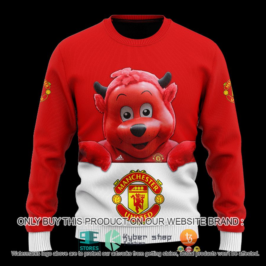 NEW Manchester United F.C Fred the Red red Shirt Custom Name Hoodie 2 personalized manchester united f c fred the red red 3d shirt hoodie 2 18634