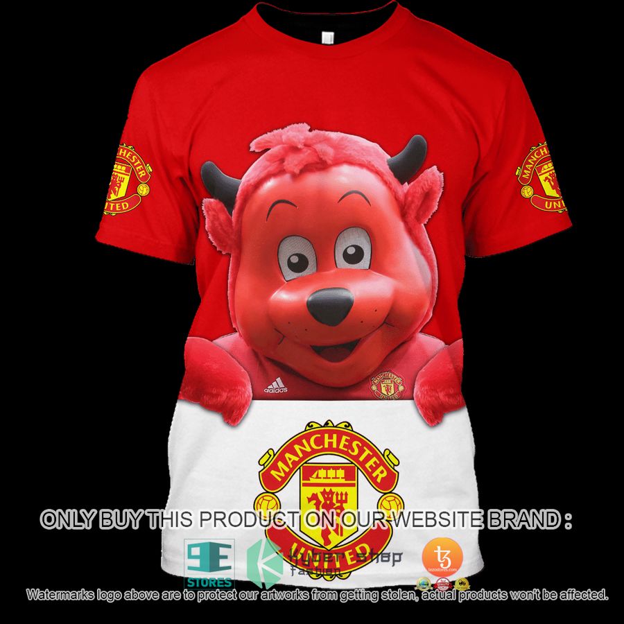 NEW Manchester United F.C Fred the Red red Shirt Custom Name Hoodie 6 personalized manchester united f c fred the red red 3d shirt hoodie 6 37317
