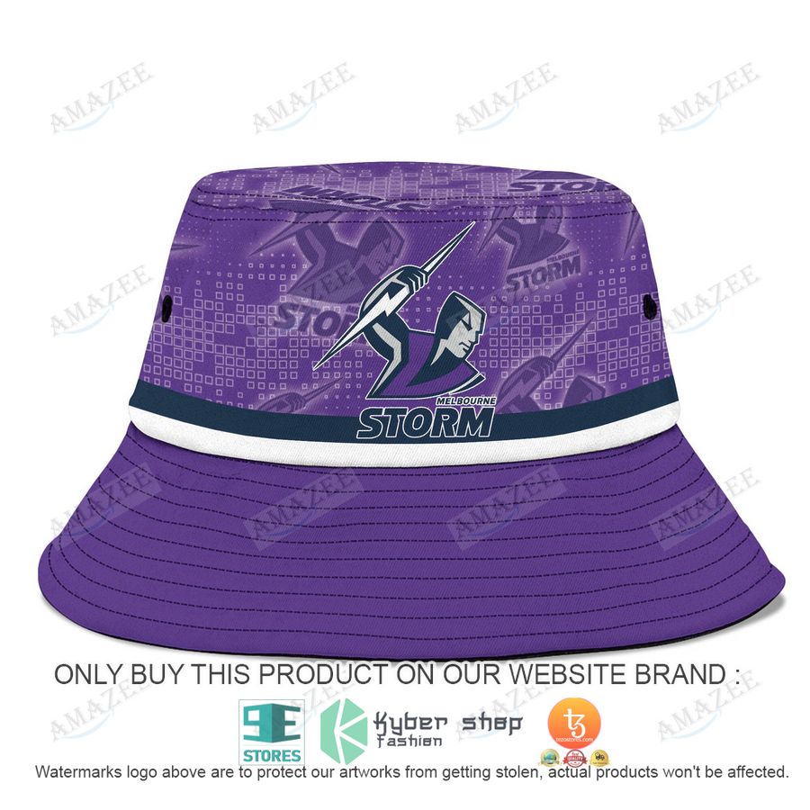 personalized melbourne storm purple bucket hat 1 98290