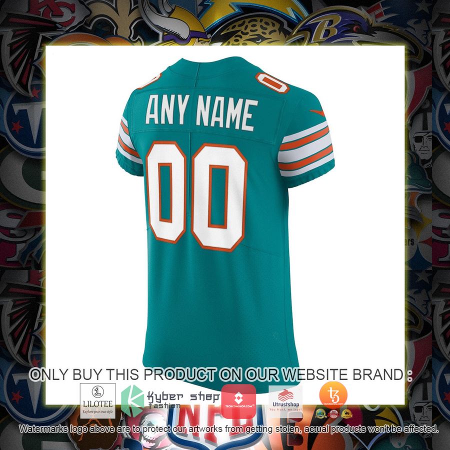 HOT Miami Dolphins Nike Elite Vapor Untouchable Aqua Personalized Football Jersey 3 personalized miami dolphins nike elite vapor untouchable aqua football jersey 3 82055