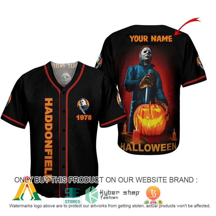 personalized micheal myers 1978 haddonfield baseball jersey 1 45194