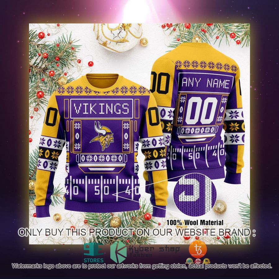 HOT Personalized Minnesota Vikings NFL Ugly Sweater 2 personalized minnesota vikings nfl ugly sweater 2 66079