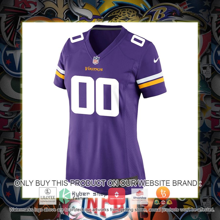HOT Minnesota Vikings Nike Women's Purple Personalized Football Jersey 2 personalized minnesota vikings nike womens purple football jersey 2 23834