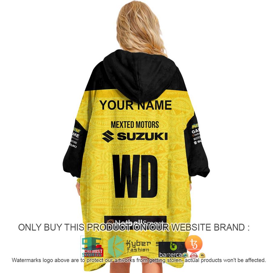 NEW Personalized Netball New Zealand ANZ Central Puls Fleece Hoodie Blanket 3 personalized netball new zealand anz central puls sherpa hoodie blanket 3 28170