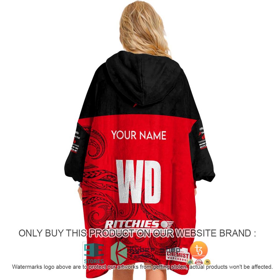 NEW Personalized Netball New Zealand ANZ Mainland Tactix Fleece Hoodie Blanket 3 personalized netball new zealand anz mainland tactix sherpa hoodie blanket 3 69441