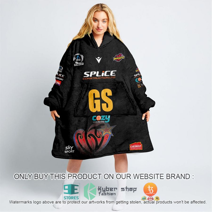 NEW Personalized Netball New Zealand ANZ Waikato Fleece Hoodie Blanket 10 personalized netball new zealand anz waikato sherpa hoodie blanket 1 37468