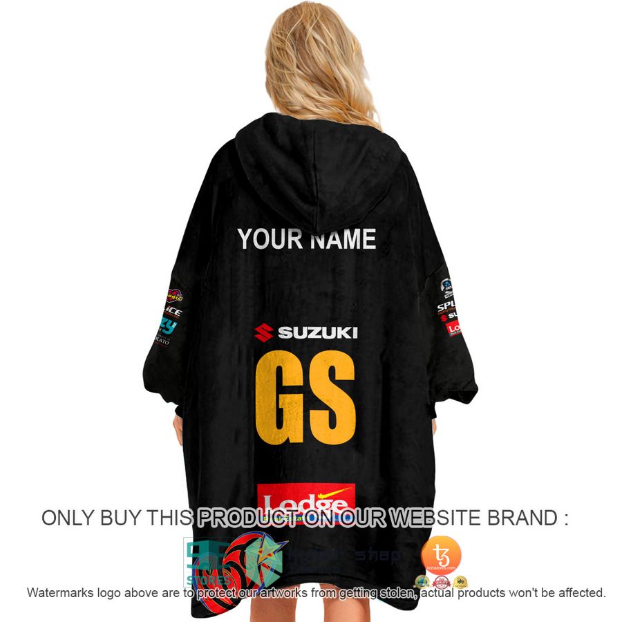 NEW Personalized Netball New Zealand ANZ Waikato Fleece Hoodie Blanket 3 personalized netball new zealand anz waikato sherpa hoodie blanket 3 22476