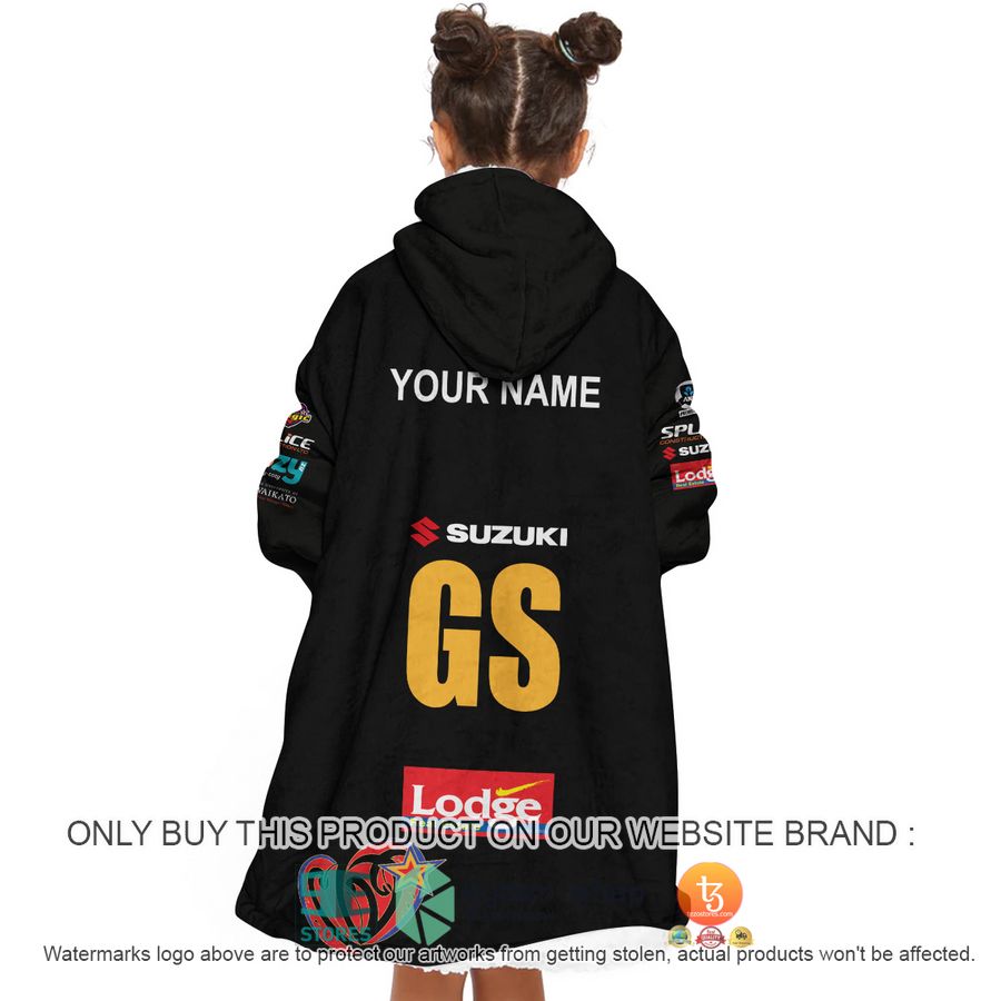 NEW Personalized Netball New Zealand ANZ Waikato Fleece Hoodie Blanket 5 personalized netball new zealand anz waikato sherpa hoodie blanket 5 58980