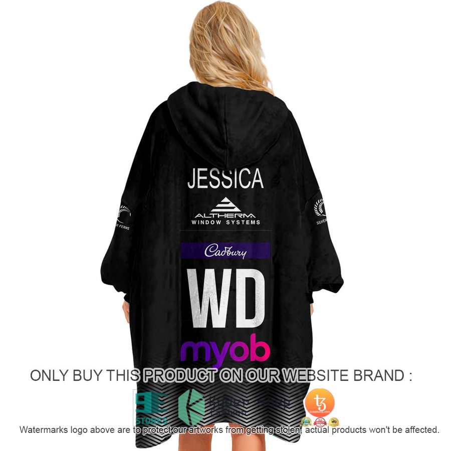 NEW Personalized Netball New Zealand Silver Ferns Fleece Hoodie Blanket 3 personalized netball new zealand silver ferns sherpa hoodie blanket 3 4683