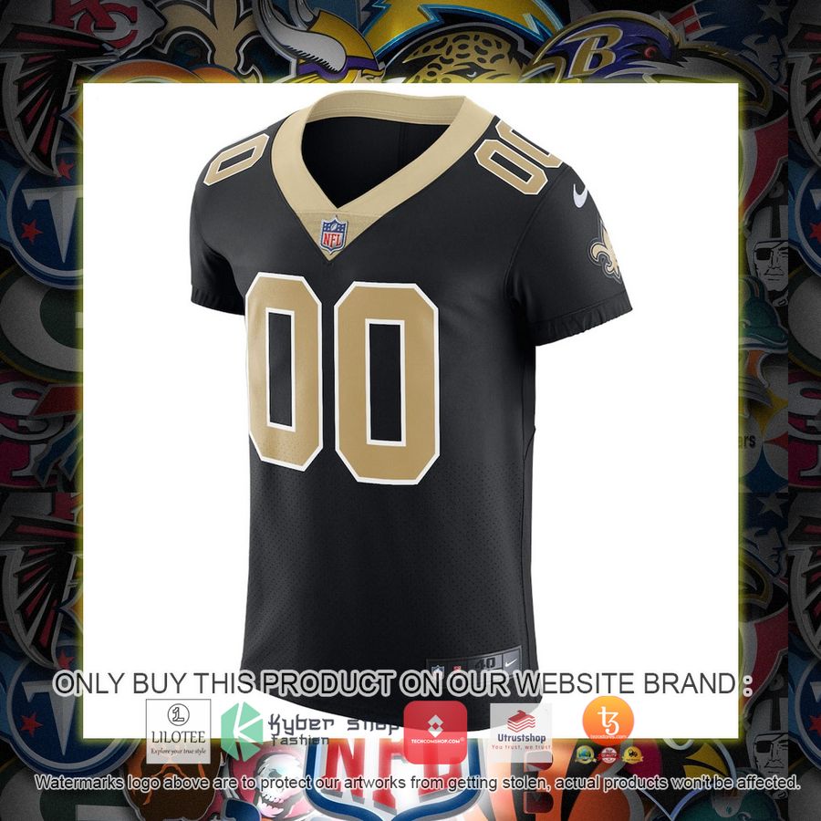 HOT New Orleans Saints Nike Vapor Untouchable Elite Black Personalized Football Jersey 2 personalized new orleans saints nike vapor untouchable elite black football jersey 2 12150