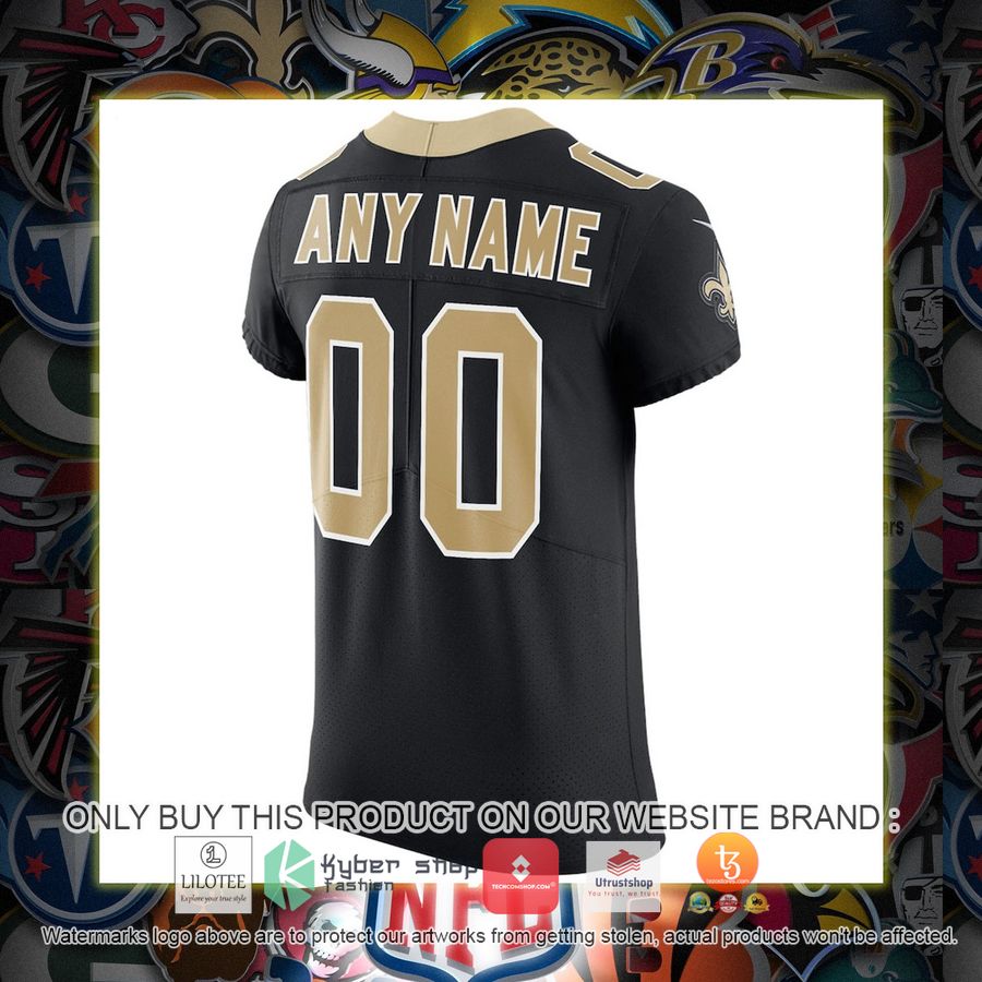 HOT New Orleans Saints Nike Vapor Untouchable Elite Black Personalized Football Jersey 3 personalized new orleans saints nike vapor untouchable elite black football jersey 3 76839