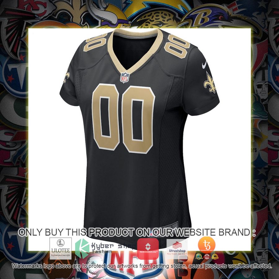 HOT New Orleans Saints Nike Women's Black Personalized Football Jersey 2 personalized new orleans saints nike womens black football jersey 2 37580