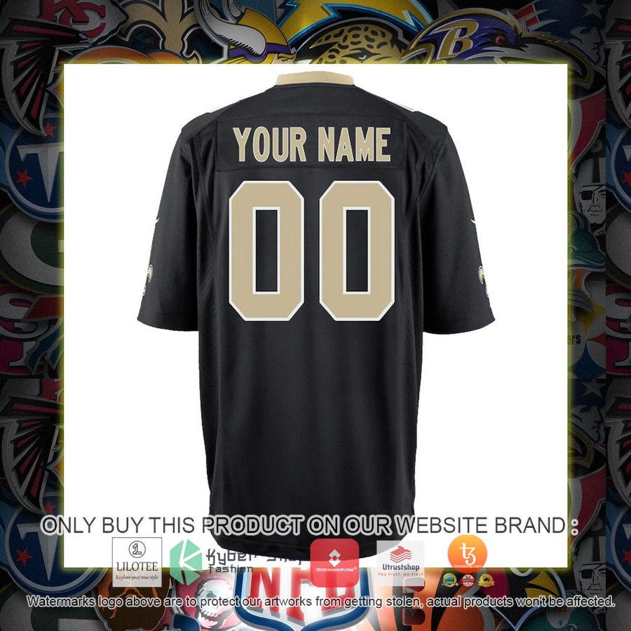 HOT New Orleans Saints Nike Youth Black Personalized Football Jersey 3 personalized new orleans saints nike youth black football jersey 3 36230
