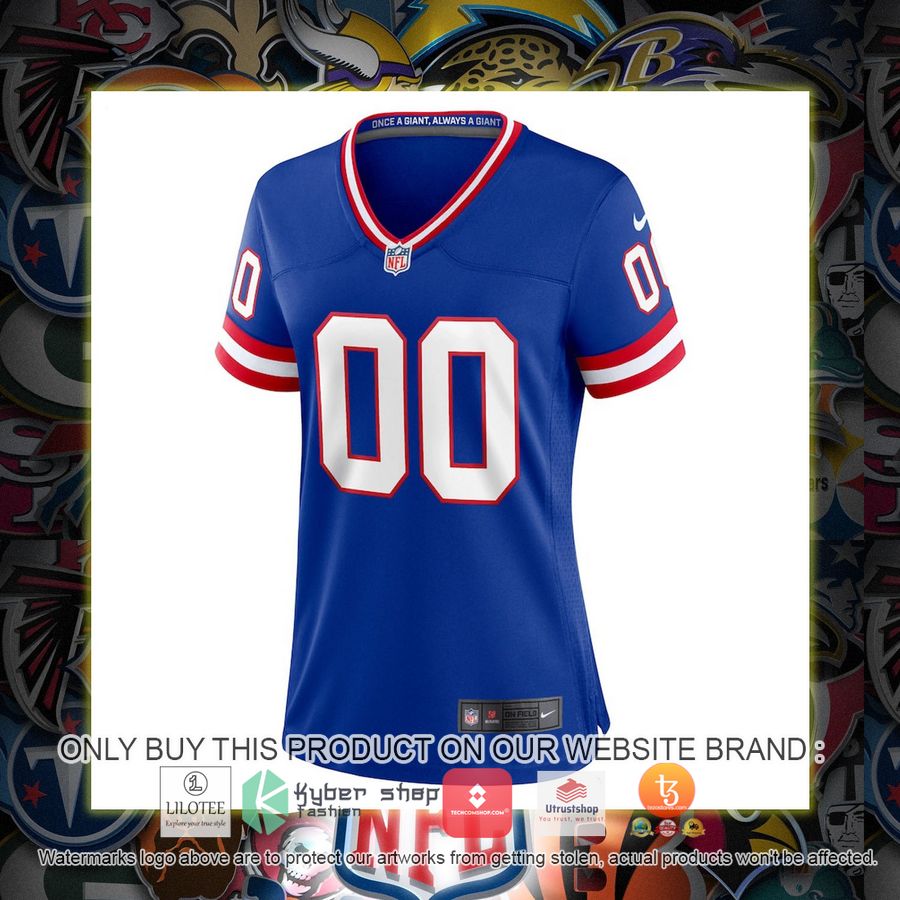 HOT New York Giants Nike Women's Classic Royal Personalized Football Jersey 2 personalized new york giants nike womens classic royal football jersey 2 88052