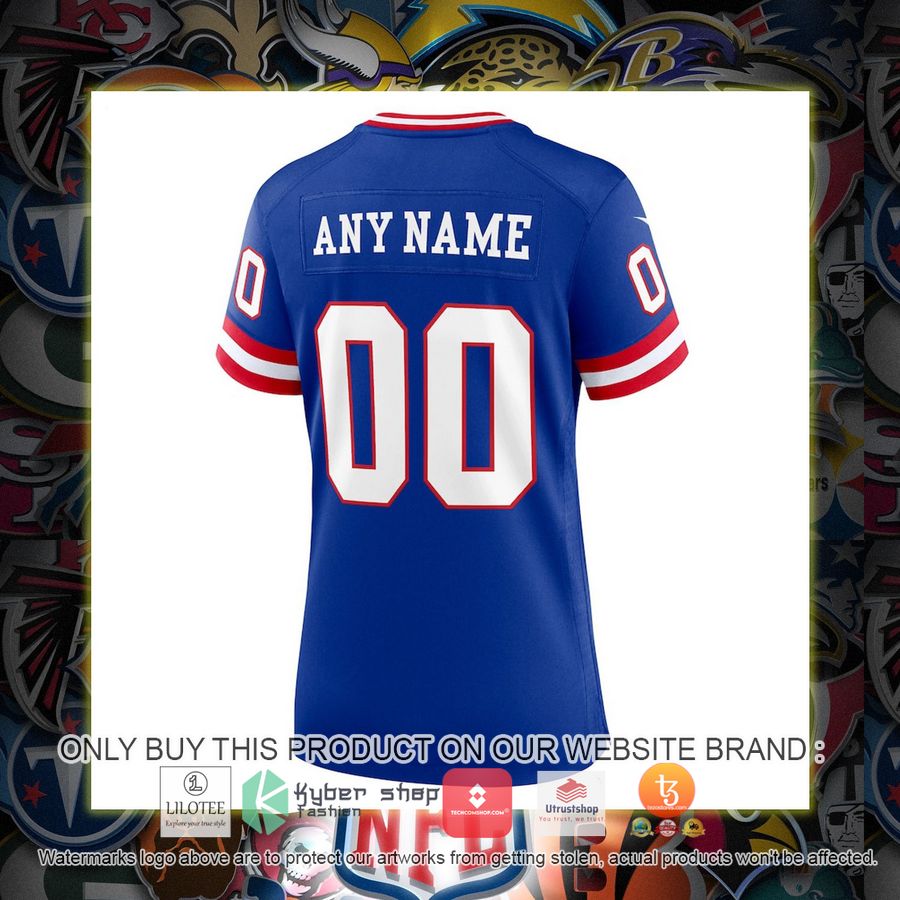 HOT New York Giants Nike Women's Classic Royal Personalized Football Jersey 3 personalized new york giants nike womens classic royal football jersey 3 94630